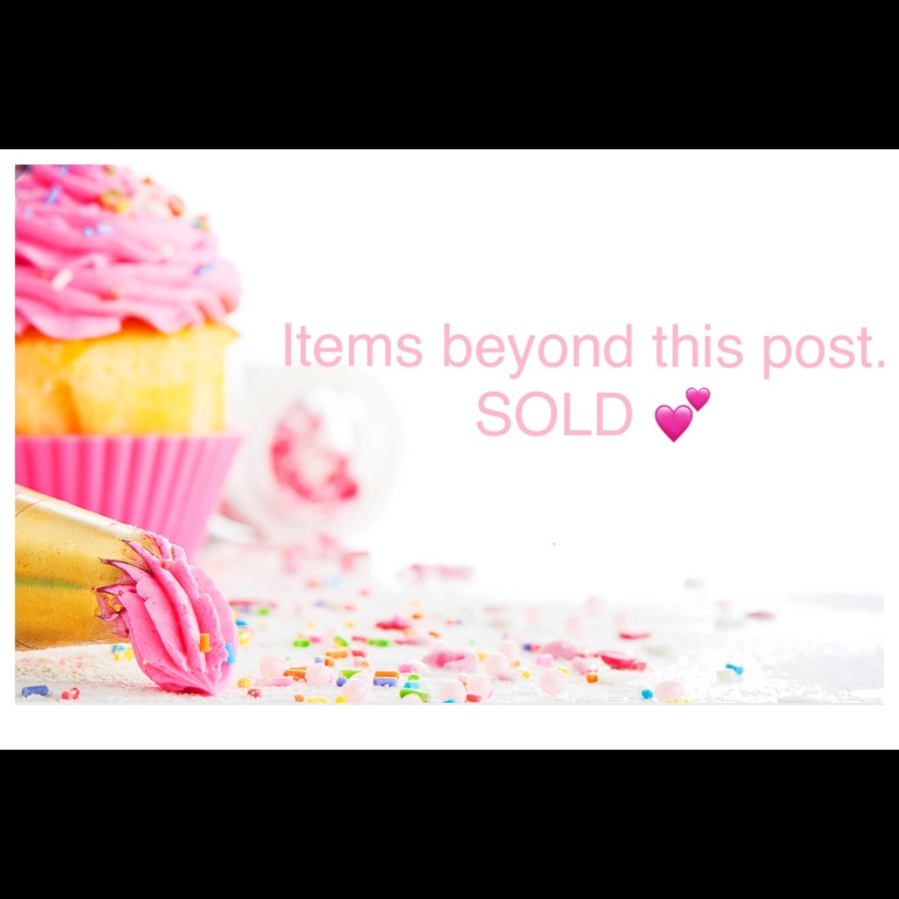 ‼️Everything beyond this post has been SOLD ‼️